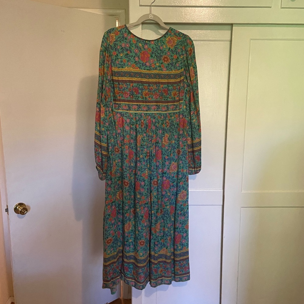 Spell Floral Blue and Pink Maxi Dress - Picture 9 of 11
